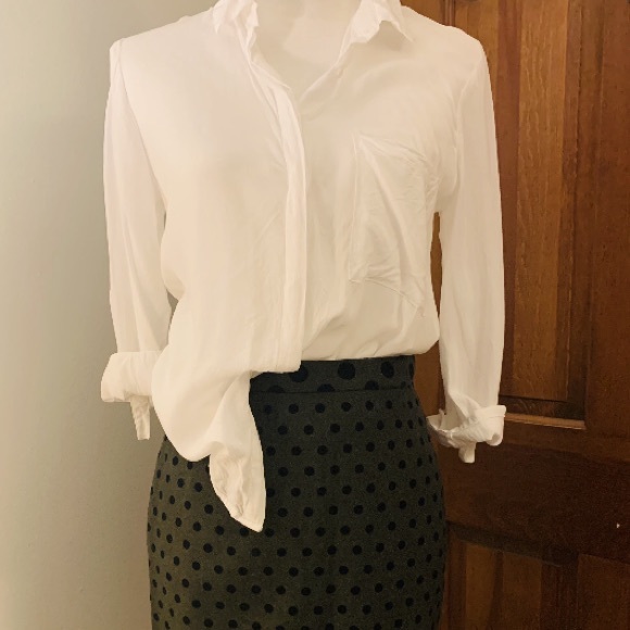 Boden pencil skirt NWOT Black and Gray Sz 2 - Picture 2 of 6